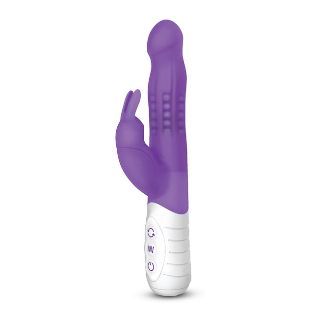 Rotating Beads Rabbit Purple - 7 Funktioner