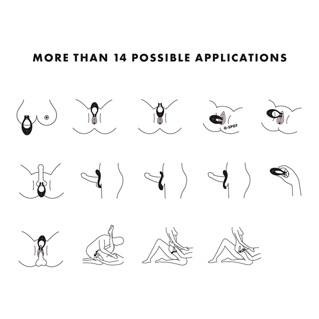 Endless Joy Multifunktions Vibrator - Sort