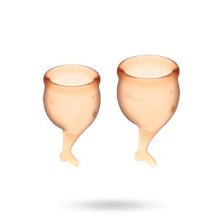 Satisfyer Feel Secure Menstruationskop - Orange