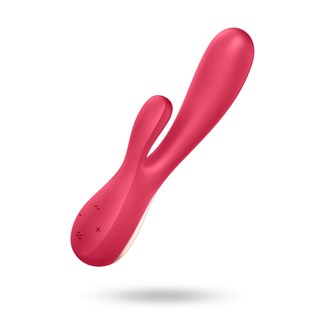 Mono Flex Rabbit Vibrator With App - Rød