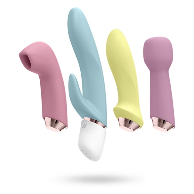 SATISFYER MARVELOUS FOUR – VIBRATOR & AIR PULSE SET