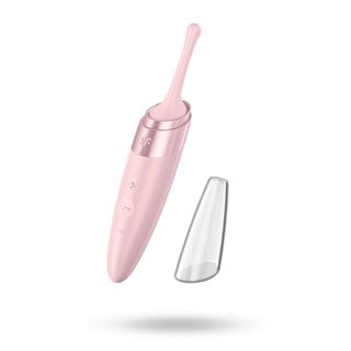 Twirling Delight Tip Vibrator - Rose