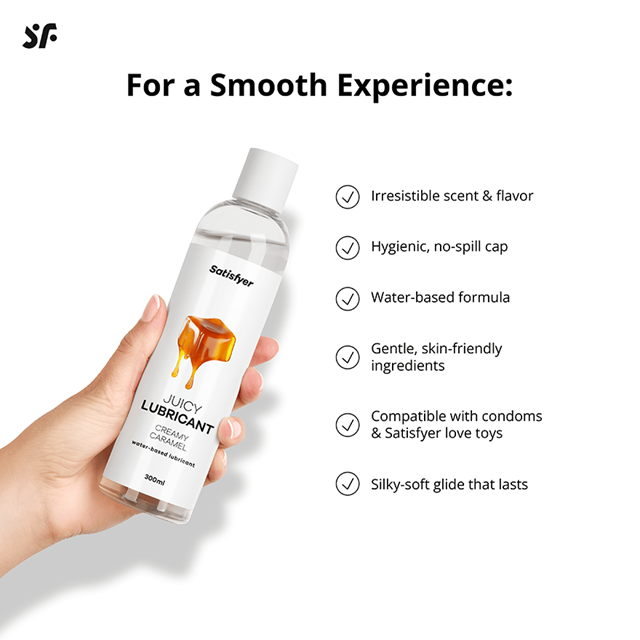 Satisfyer Creamy Caramel Water Based Lubricant 300 ml
