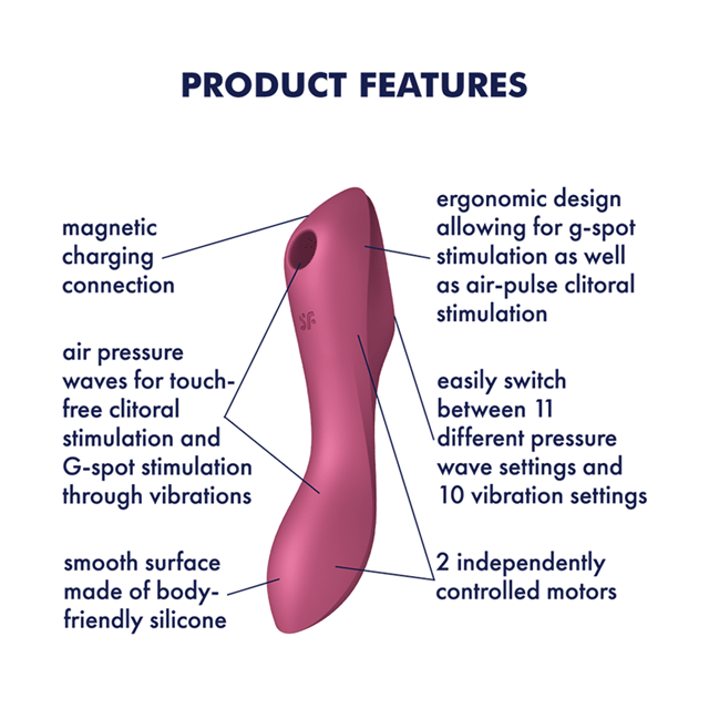 Satisfyer Curvy Trinity 3 - Red