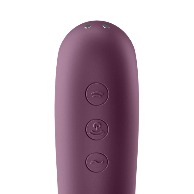 Satisfyer Dual Kiss - Wine Red