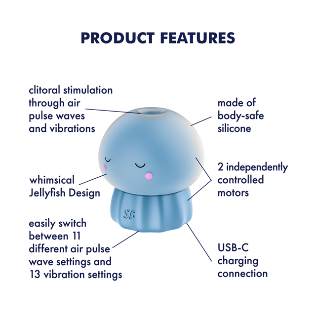 Satisfyer Jelly-Cious Baby Blue
