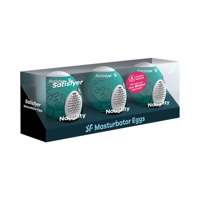 Satisfyer Noughty Masturbator Egg 3-pack