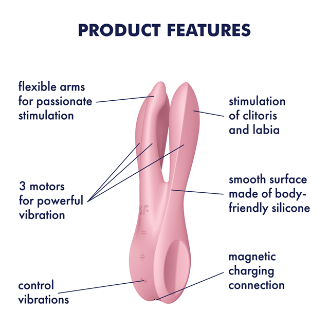 SATISFYER Threesome 1 - Pink