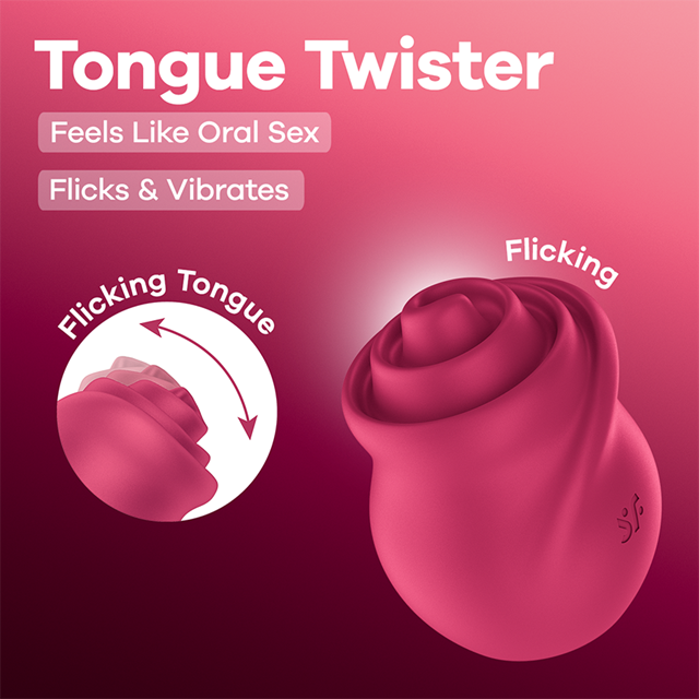 Satisfyer Tongue Twister Flicking Tongue Vibrator