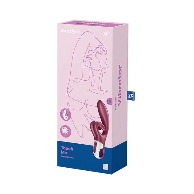 SATISFYER TOUCH ME RABBITVIBRATOR - RØD