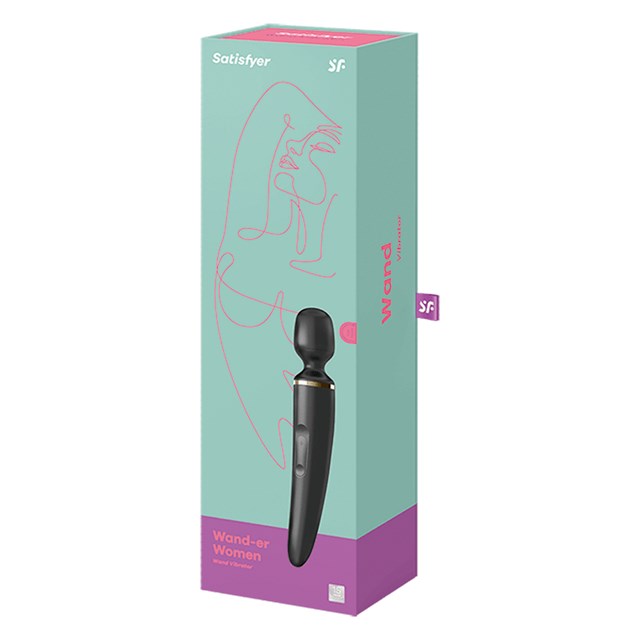 SATISFYER WAND-ER WOMEN - SORT
