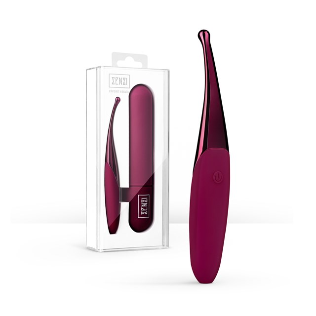 Senzi Pinpoint Vibrator - Deep Pink/Purple