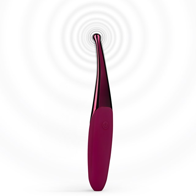 Senzi Pinpoint Vibrator - Deep Pink/Purple