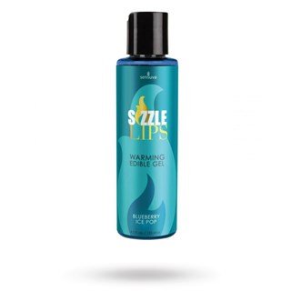 Sensuva - Sizzle Lips Varmende, Spiselig Gel - Blueberry Ice Pop 125 Ml