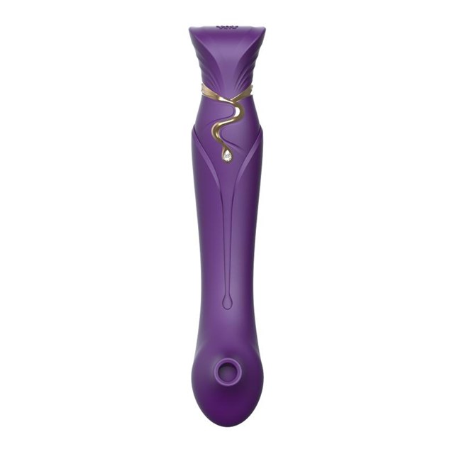 Queen G-punkts Vibrator med Pulse Wave og Sugefunktion - Lilla