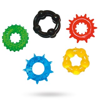 Sex Marathon Rings 5-pcs