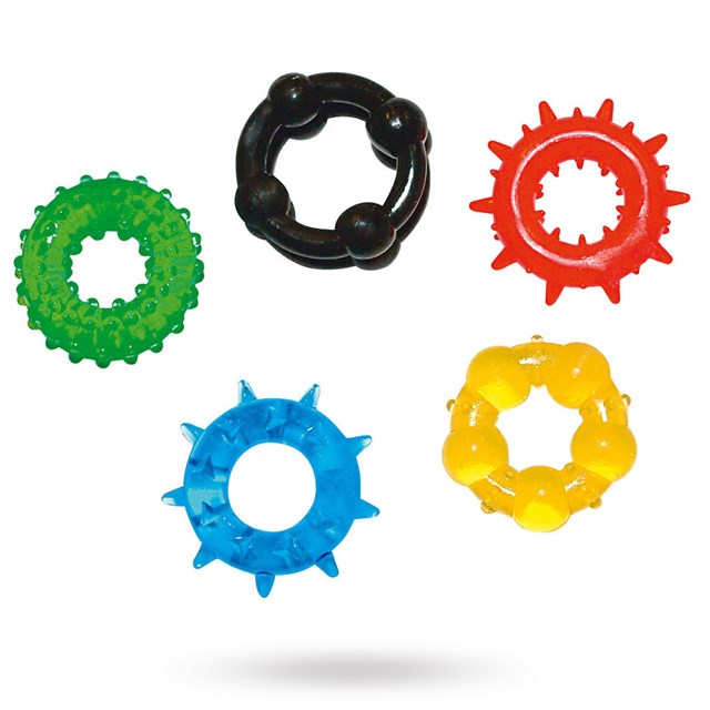 Sex Marathon Rings 5-pcs