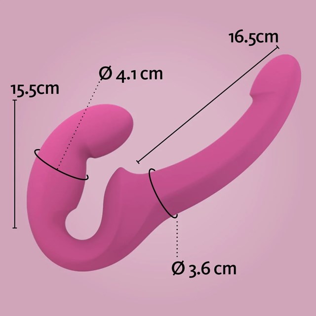 SHARE LITE - Dobbeltdildo - Blackberry