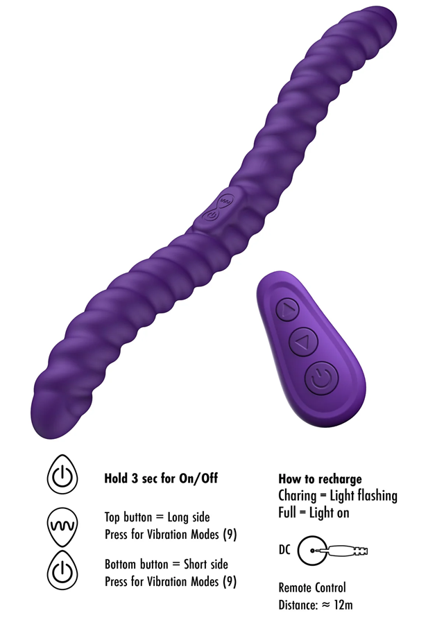 Dual-Sided Flexible Vibrator