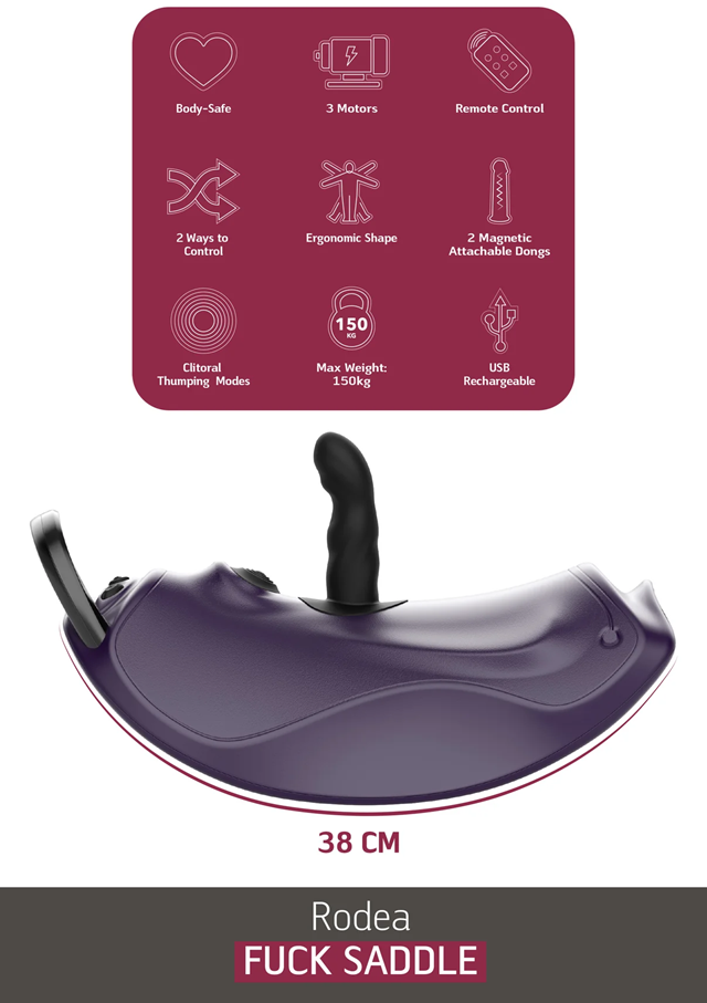 Rodea Fuck Seat Including 2 Attachments