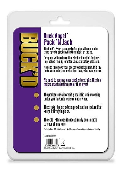 Buck'd - Buck Angel - Pack n Jack - Black