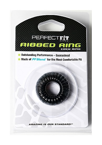 Ribbed Ring - Black