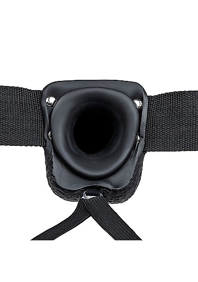 Hollow Strap-on with Balls 23 cm - Sort