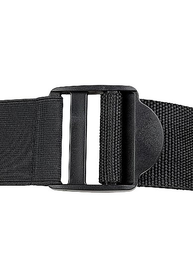 Hollow Strap-on without Balls 24,5 cm - Sort