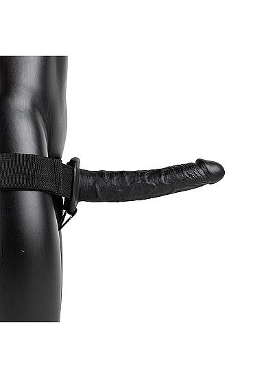 Hollow Strap-on without Balls 24,5 cm - Sort