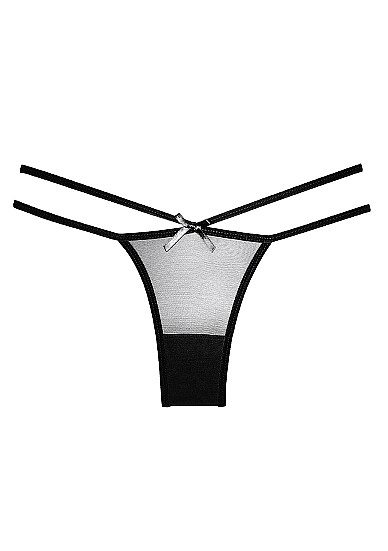 Naughty Vanilla Panty - Sorte Trusser