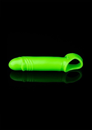 Smooth Stretchy Penis Sleeve - Glow in the Dark