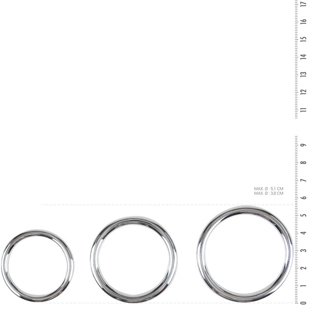Cock/Ball Ring & Glans Ring-sæt