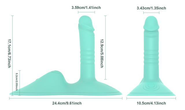 Sit & Ride Thrusting Vibrator With App Control