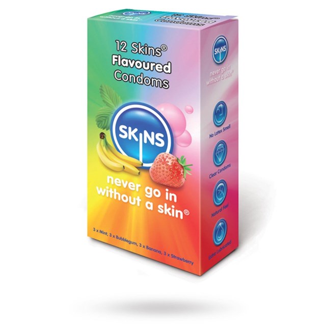 Mix pack Kondomer med smag - 12 pack