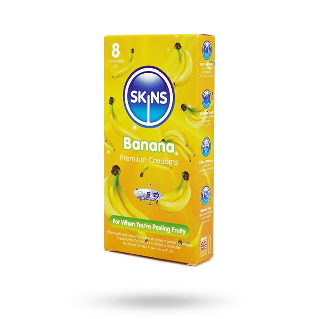 Kondomer med Banansmag 8-pack