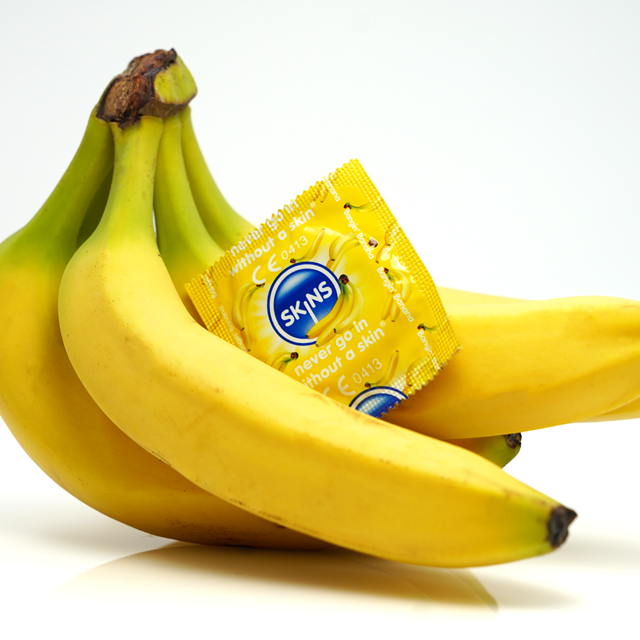 Kondomer med Banansmag 8-pack