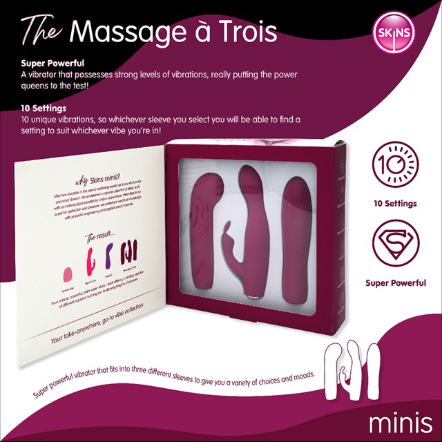 SKINS MINIS - MASSAGE A TROIS