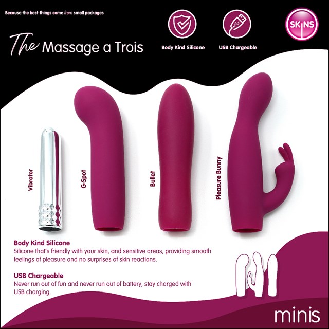 SKINS MINIS - MASSAGE A TROIS