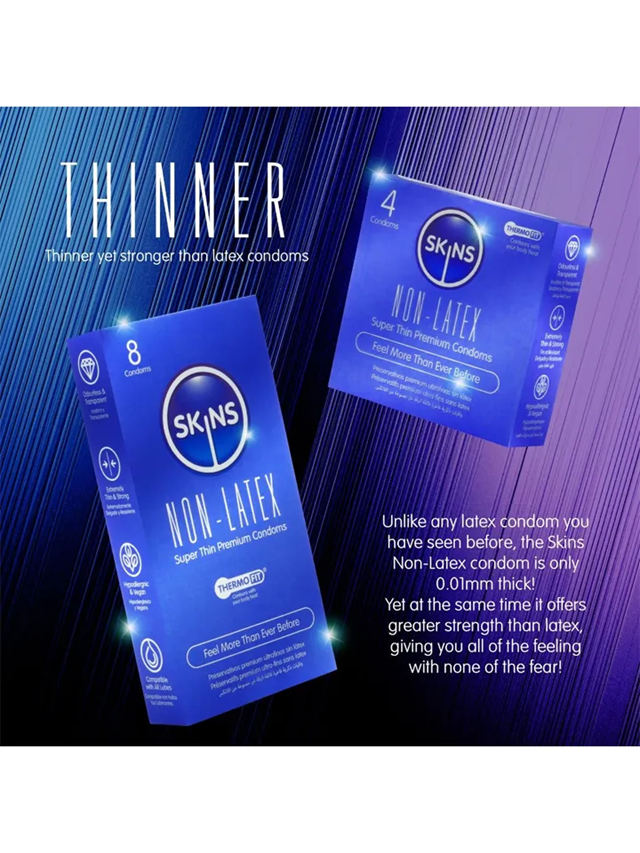 Skins Non-Latex Condoms 8-pack