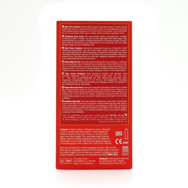 Skins Ultra Thin Condoms 16-pack