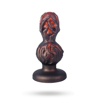 Skullis Xl Plug Red/black 20,5 Cm