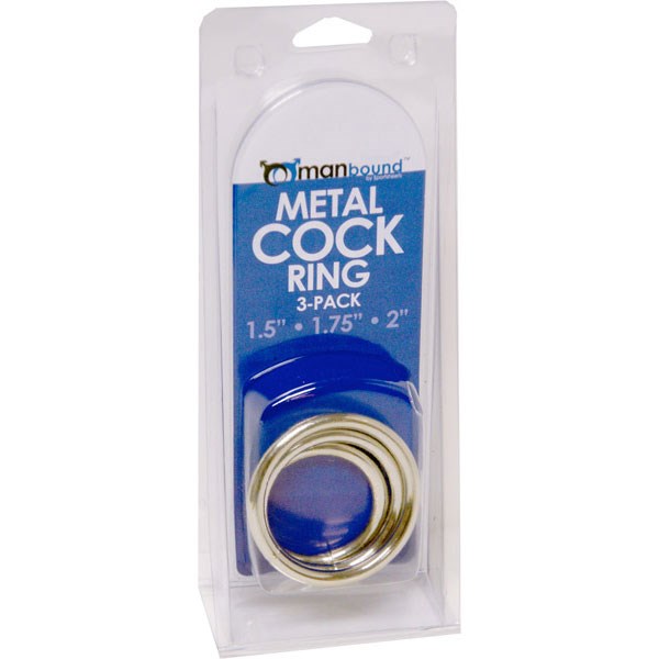 Metal Cock Ring 3 Pack
