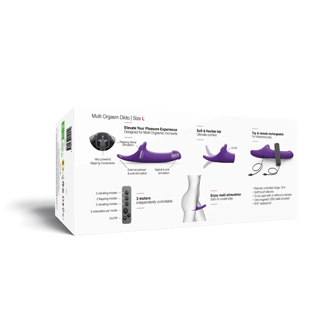 Multi Orgasm Dildo Violet - L