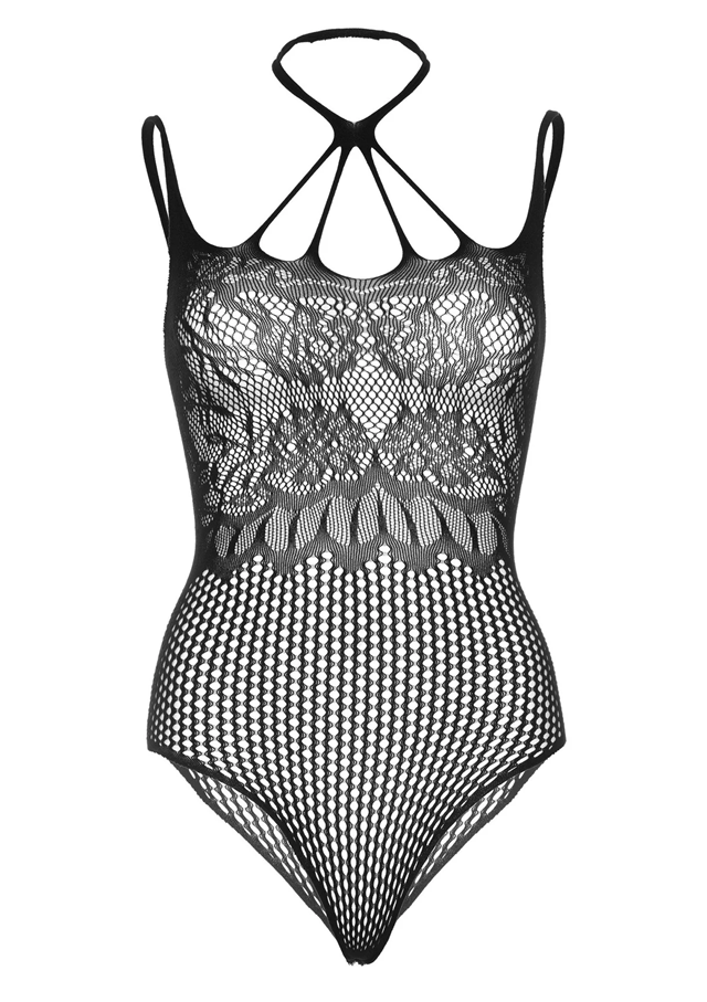 Strappy Halter Thong Teddy