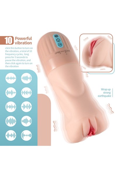 Suckstroker Sucking & Vibrating Masturbator