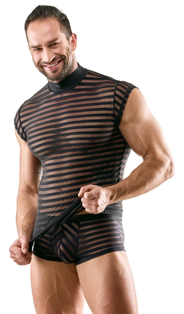 Emphasising Shirt With Horizontal Stripes