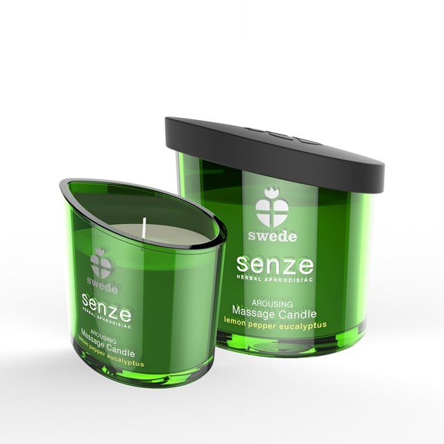 Senze Arousing Massagelys - Lemon Pepper Eucalyptus