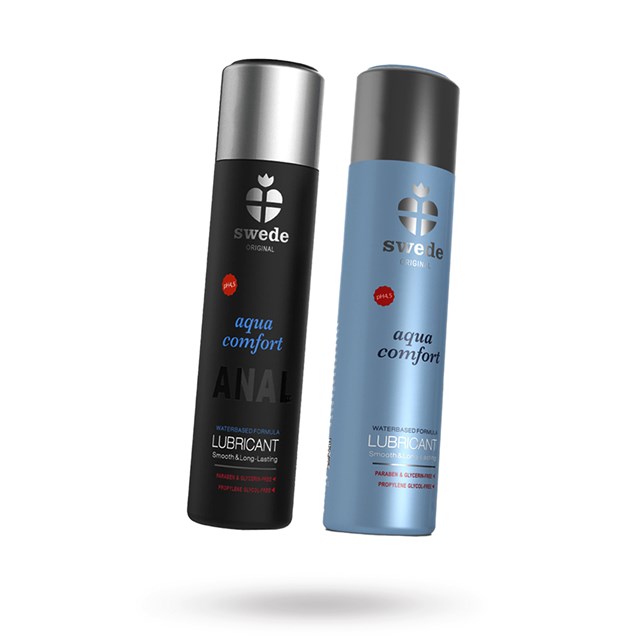Swede Aqua Comfort Original & Anal Glidecreme - 2x120ml