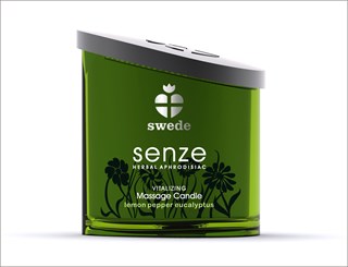 Senze Vitalizing Massage Candle - Lemon Pepper Eucalyptus