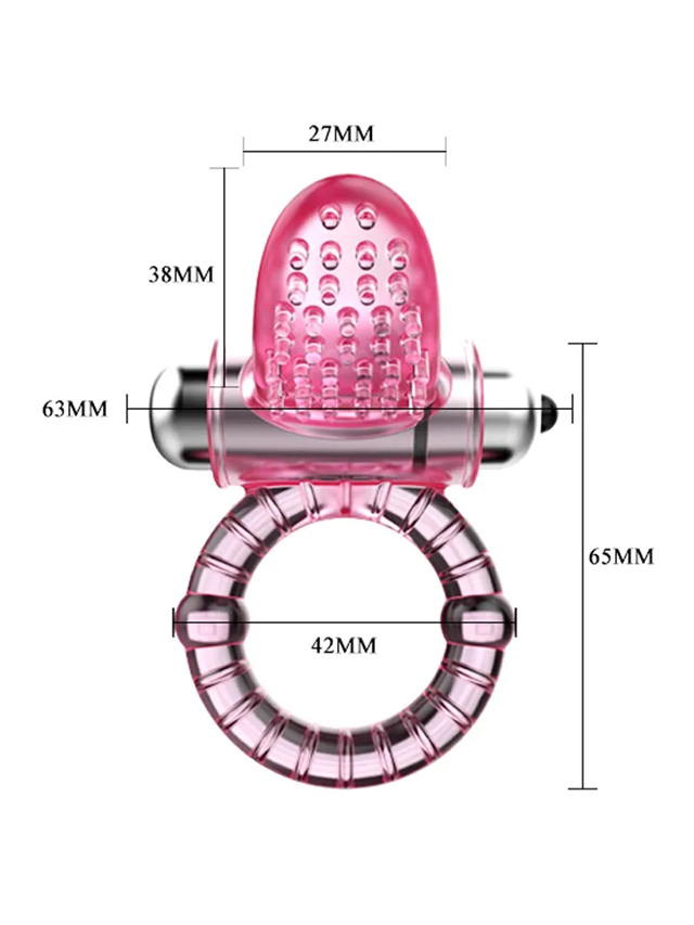 Sweet Vibrating Ring Pink